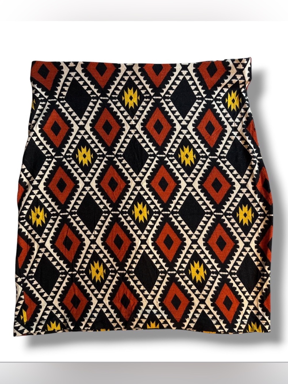 Toska Geometric Aztec Print Mini Skirt Size Small